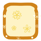 花柄食パン
