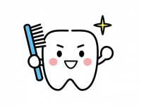 健康な歯のキャラ…