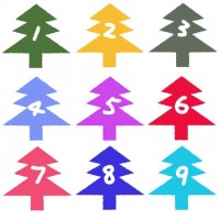 もみの木と数字