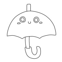 「顔のある傘」の…