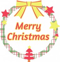 クリスマスのロゴ…