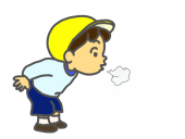 寒い日の発見！白…