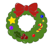 クリスマスリース…