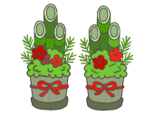 門松のイラスト（…