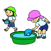 食育栽培活動水や…