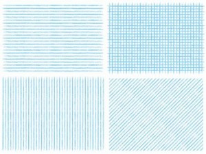 クレヨンのストライプ＆チェック柄背景素材の使い道いろいろ
