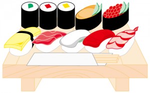 お寿司のまとめ02 イラスト系まとめ 無料イラスト 素材ラボ 素材ラボ