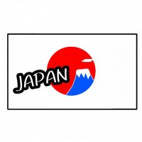 日本の国旗　富士…