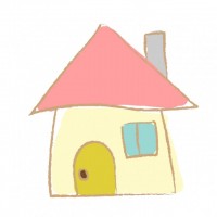 手描きの家01