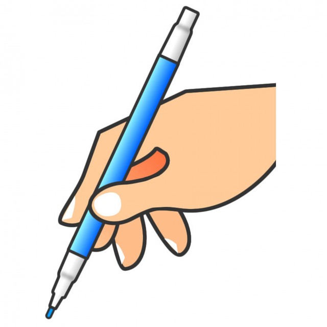 ペンを持つ手 無料イラスト素材 素材ラボ