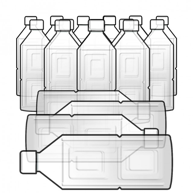 空のペットボトル 無料イラスト素材 素材ラボ