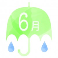 6月アイコン　傘