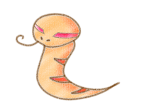 オレンジの蛇