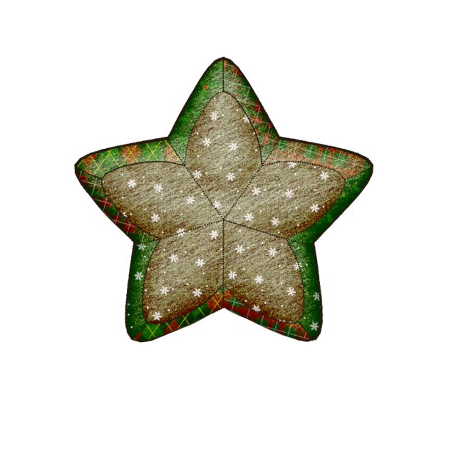 クリスマス パッチワークの星３ｂ 無料イラスト素材 素材ラボ
