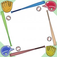 野球道具のフレー…