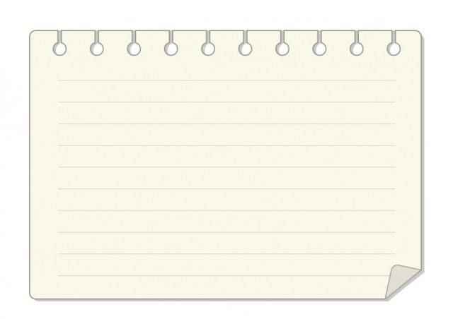メモ用紙 罫線入り ベージュ 無料イラスト素材 素材ラボ