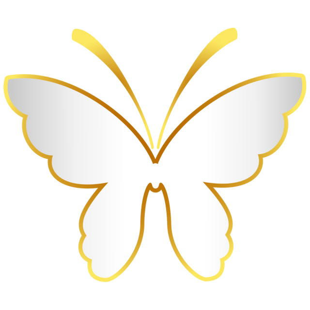 白い蝶のアイコン Csai Png 無料イラスト素材 素材ラボ