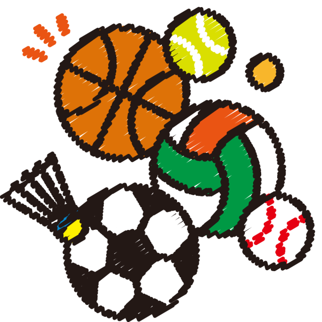 サッカー バスケットボール バレーボール バドミントン 野球 卓球 テニス 無料イラスト素材 素材ラボ