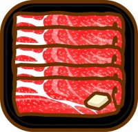 食べ物_牛肉_薄…