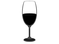 ワイングラスのシ…