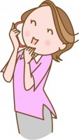スマホで電話をす…