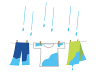 雨で濡れてしまっ…