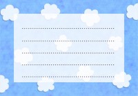 雲の背景・メモ用…