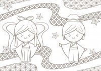 織姫と彦星のぬり…