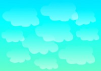 青い空白い雲