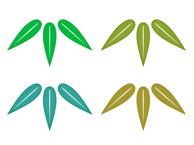 竹 カラーバリエーション 無料イラスト素材 素材ラボ