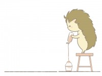 かき氷にシロップ…