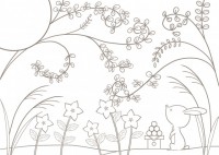 お月見の塗り絵