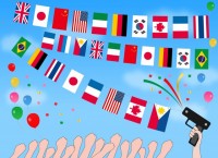 運動会（国旗・ピ…