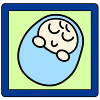 赤ちゃんのアイコ…
