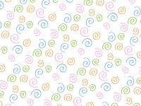 カラフルな渦巻き…
