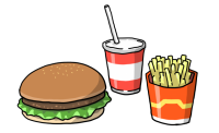 ハンバーガー＆ポ…