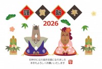 夫婦馬が仲良く新…