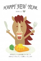 大好物の人参を食…