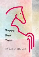 おしゃれ年賀状　…