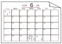 ２０２６年６月　…