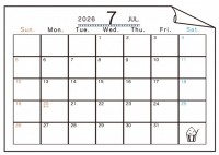 ２０２６年７月　…