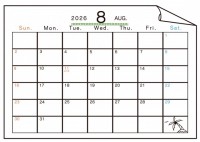 ２０２６年８月　…