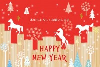 おしゃれ年賀状　…