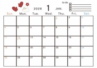 ２０２６年　１月…