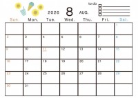 ２０２６年　８月…