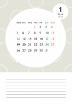 抽象パターンの月…