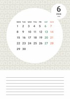 抽象パターンの月…