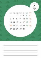 抽象パターンの月…