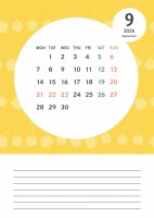 抽象パターンの月…