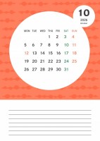 抽象パターンの月…